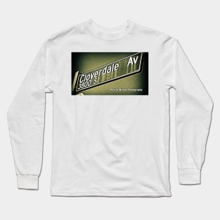 Cloverdale Avenue, Los Angeles, California by Mistah Wilson Long Sleeve T-Shirt